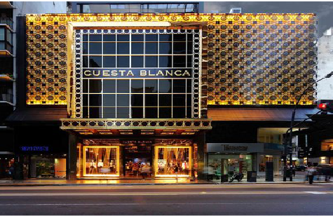  九寨沟门头设计与商业空间的纽带。