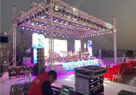  九寨沟活动搭建