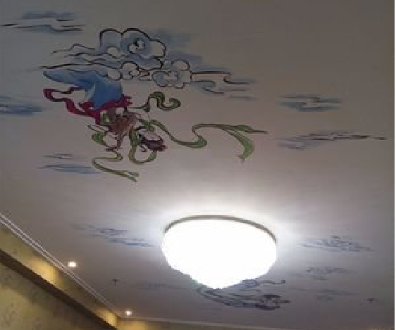  九寨沟如何快速绘制天花板上的手绘墙？