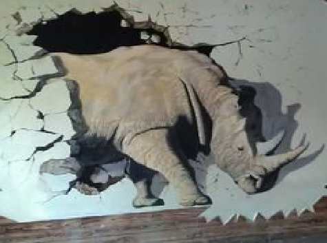  九寨沟在墙绘中，如何绘制3D效果？