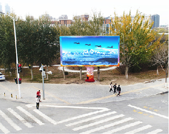  九寨沟户外大屏广告投放要点。